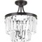 Progress Lighting Glimmer Collection Three-Light 15-1/2" Semi-Flush Convertible P2325-20 - alternate 1